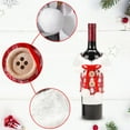 thumbnail image 4 of Tainini Christmas Sweater Wine Bottle Covers, Wine Bottle Clothes Wine Bottle Dress, Wine Bottle Bags For Xmas Party Decorations, 4 of 6