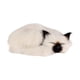 thumbnail image 4 of Lindo juguete de peluche de gato, cómodo y suave, decoración del hogar realista. Blanco, 4 of 9