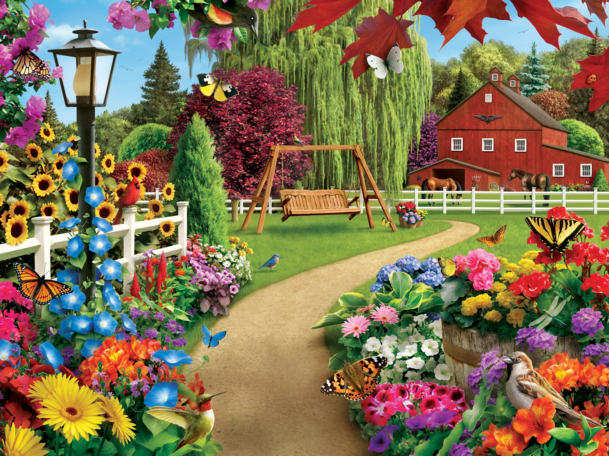 Memory Lane - Glory to the Sun 300 Piece Jigsaw Puzzle for Adults