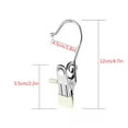 thumbnail image 2 of Tyidzon 5Pcs Clothes Pins Stainless Steel Portable Hanging Clips for Clothes, Laundry Hooks Space-Saving Clothespins for Jeans, Hats, Boot Holder, Hanging Clips, 2 of 7