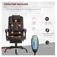 7Point Vibrating Massage Office Chair, High Back Executive Recliner