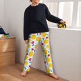 thumbnail image 5 of Susaid Strawberry Lemon Print Soft Teen Sleep Pants, Long Pajama Bottoms with Two Pockets and Elastic Waist, Designed for Ages 5-16-Small, 5 of 6