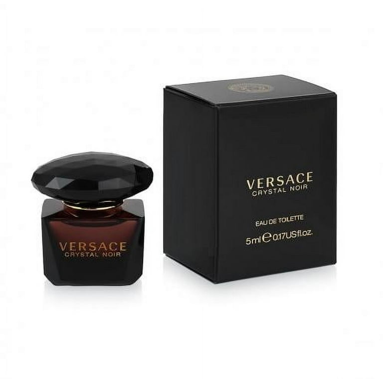 Versace, Mini Eau de Toilette Perfume, 0.17 oz, Crystal Noir for