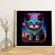 thumbnail image 3 of Cuadros Decorativos Gato de pintura de diamante de taladro en forma especial de pieza de bricolaje 5D Sywqhk Nuevos Originales, 3 of 9
