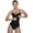 Black, variant on Vedette 403 Gigi Waist Cincher w/ Zipper