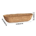 thumbnail image 4 of Yooshoverk Coco Liner for Planter Window Box Durable Coir Design Moisture-Retaining Easy Use Outdoor Indoor Garden Basket, 4 of 4