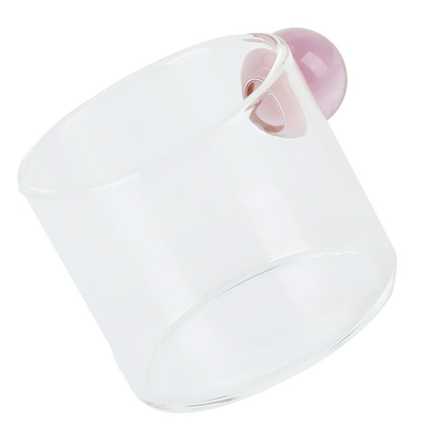 Taza De Cristal Para Té, Taza De Café De Cristal Transparente Resistente Al Calor Con De Bola De 120ml