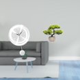thumbnail image 2 of Adorno De Reloj De Pared Acrílico Con Grandes Números Arábigos Y Bonsái Artificial, Planta Artificial Para Decoración De Mesa De Estudio Y Cocina., 2 of 8