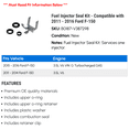 thumbnail image 2 of Fuel Injector Seal Kit - Compatible with 2011 - 2016 Ford F-150 2012 2013 2014 2015, 2 of 2