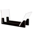 thumbnail image 1 of Vinyl Record Storage -Vinyl LP Record Rack 13.7 Inches Long -Vinyl Record Holders (Black), 1 of 8