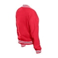thumbnail image 3 of Women's New Era  Red Atlanta Falcons Throwback Fleece Full-Snap Jacket, 3 of 5