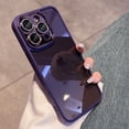 thumbnail image 4 of Funda enchapada de lujo con diamantes brillantes para iPhone 14, 13, 12, 11 Pro Max, 14 Plus, protección de lente de silicona a prueba de golpes, cubierta transparente, 4 of 4
