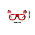 thumbnail image 3 of LED Christmas Glasses - Festive Light-Up Frames with Santa, Tree & Snowflake Designs - Comfortable Plastic Party Accessories for Adults & Kids - 4 Colors Available - Battery-Powered Holiday Photo, 3 of 6