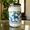thumbnail image 5 of Lily of The Valley Vegan Coconut Soy 12 oz/ 355 ml Candle Hand-poured, Eco-friendly, Clean Burning, Floral Wood Wick, 5 of 5