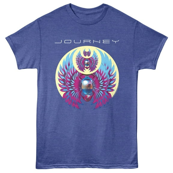 Journey Captured Scarab Men's T Shirt (BlueHeather, AdultXL)