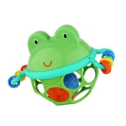 Oball Easy Grasp Jingle & Shake Pal BPA-Free Infant Toy Rattle, Green, Unisex