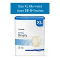 thumbnail image 5 of McKesson Ultra Incontinence Briefs - Absorbent, Disposable, Unisex - XL, 15 Count, 1 Pack, 5 of 12
