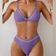 thumbnail image 5 of Traje de Baño con Falda Inferior 2025 Primavera Moda Conservadora, Color Sólido Dividido Conjunto de Trajes de Baño Conjuntos, 5 of 9