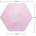 thumbnail image 1 of Alfombra hexagonal para dormitorio, para casa de juegos, tienda de princesas, castillo infantil, diámetro de 1,4 m, color rosa, 1 of 5
