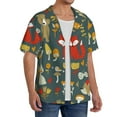 thumbnail image 2 of Kdxio Men'S Hawaiian Shirt For Men Short Sleeve Shirt Cute Animal Forest Summer Casual Holiday Beach Button Down T-Shirts, 2 of 5
