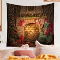 thumbnail image 4 of Tapiz con temática navideña, tapiz pequeño para colgar en la pared con diseño navideño, manta de pared, para dormitorio, sala de estar, 4 of 5