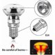 thumbnail image 4 of Bombillas de lava R39 E14 de 40 W, reflector de rosca Edison, bombillas pequeñas para lámpara de lava, blanco cálido 2800 K, regulables (paquete de 2) Zhuoxuan XC Tw, 4 of 5