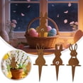 thumbnail image 2 of zhangmingg Metal Rabbit Garden Stake Decorative Ornament for Outdoor Festive Yard and Patio, 2 of 8