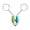 Green & Blue, variant on Ceramic Fish Matching Keychains Magnetic Heart Strap Matching Phone Charm Couples Stuff Valentines Day Gifts
