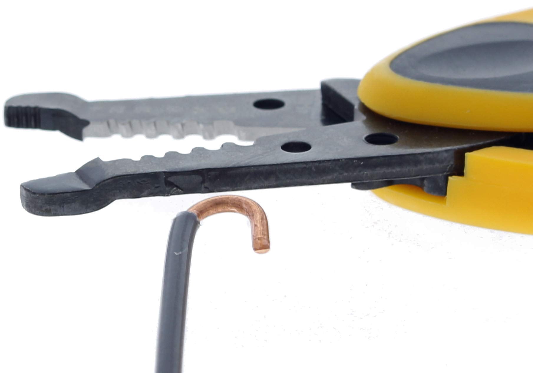 Electrical 45-915 Kinetic Reflex T-stripper - 10-20 Awg  Wire Stripper With Thumb Rest Plier Nose Slide Lock Textured Grips