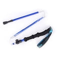thumbnail image 1 of Soidarity Bastones de senderismo, bastones plegables para escalar, bastones impermeables para senderismo, bastones gruesos, bastones ajustables portátiles Escalada Azul Soidarity OD016996-02, 1 of 6
