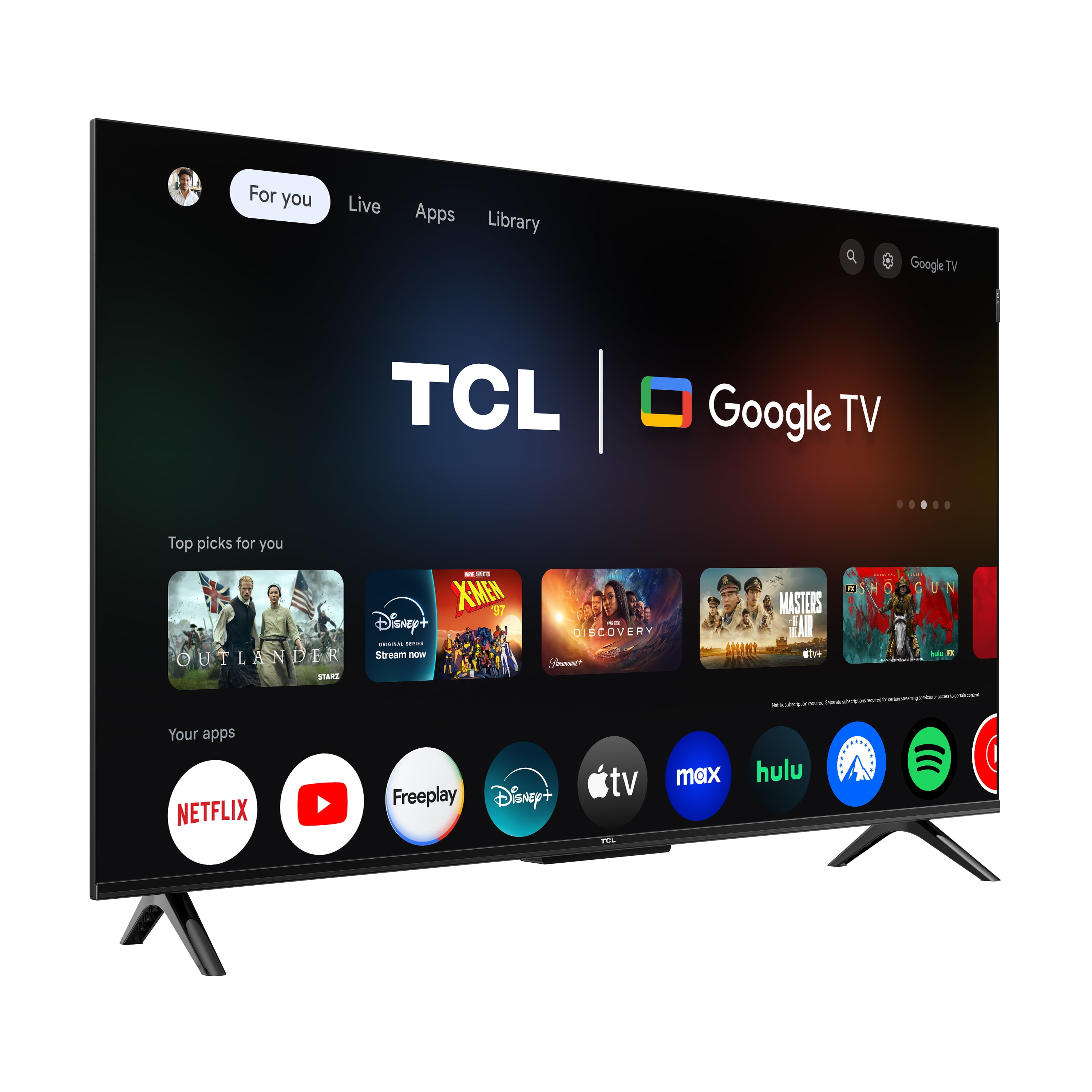 TCL 43 Q Series 4K UHD QLED Smart TV with Google TV