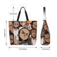 thumbnail image 6 of The Boondocks Shoulder Bag Durable Reusable Grocery Bags Shopping Tote Bag for Women, 6 of 9