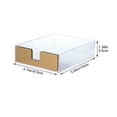 thumbnail image 7 of vlrwzc Clear Acrylic Memo Pad Holder Desk Sticky Notes Dispenser for Home Office, 7 of 7