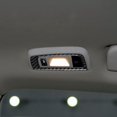 thumbnail image 3 of Carbon Fiber Red Interior Rear Roof Light Lamp Trim Frame Cover Sticker for- 2010-2016 Car Trim, 3 of 5