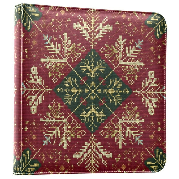 Photo Album Leather Photo Album 11.8x11.2x1.5 Inch Bookshelf Photo Album Photo Album Photo Store Scrapbook Photo Album Romantic Red Christmas
