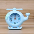 thumbnail image 2 of Alarm clock Cute Cartoon Airplane Pattern Alarm Clock Kids Decoration Bedroom Toys Children Table Clock Colorful Desk Watch Student (Color : A), 2 of 5