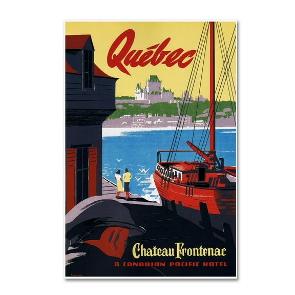 Trademark Fine Art 'Travel 262' Canvas Art by Vintage Lavoie