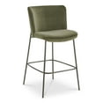 thumbnail image 2 of Moe's Home Collection Early Bar Stool Fabric Green, 2 of 8