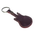 thumbnail image 1 of lionlar 2x Portable Guitar Pick Holder Leather Plectrum Case Bag Keychain Key Fob Cases, 1 of 9