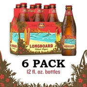 Kona Brewing Co. Longboard Island Lager Beer, 6 Pack Beer, 12 FL OZ Bottles