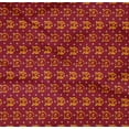 thumbnail image 4 of oneOone Tissu Popeline de Coton Sergé Rouge Carmin Petit Motif Bandhani Matériel de Robe Tissu Imprimé Tissu au Mètre 56 Pouces de Large, 4 of 4