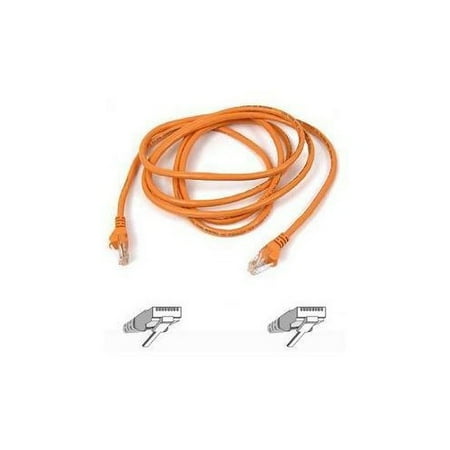 

4PK Belkin Cable cat5e utp rj45m/m 1 org patch (A3L78101ORG)