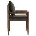 thumbnail image 5 of Side Dining Chair Armchair, Dark Gray, Fabric, Wood, Bar Pub Cafe Bistro Dining Kitchen Hospitality Restaurant, Modern Contemporary, HB37880, 5 of 9