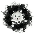 thumbnail image 1 of 21in plastic Ghost Wreath decoration,Halloween decor,by way to celebrate, 1 of 4