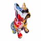 thumbnail image 1 of Figuras creativas y coloridas de perros ingleses de Suruim, decoración para el hogar, estantería para habitación, mueble de TV, adorno de animal (A), 1 of 7