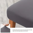 thumbnail image 4 of DEKAXID - Juego de 4 o 6 fundas para sillas, impermeables, de fibra de leche, con respaldo para comedor, restaurante, cocina, decoración del hogar, 4 of 7