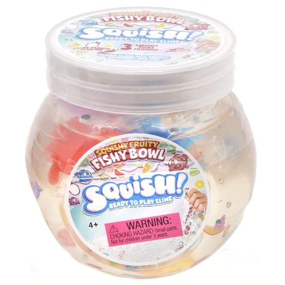 Squish! Fquishy Fruity Fishy Bowl Slime