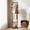 Walnut, variant on Solid Wood Coat Rack Freestanding - Rolling Clothes Rack with 8 Hooks & Shelves, Small Clothing Rack with Wheels, Heavy Duty Clothing Racks for Hanging Clothes, Portable Hall Tree for Entryway