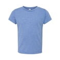 thumbnail image 1 of Camiseta de manga corta Triblend para niños pequeños de Bella + Canvas 5T Blue Triblend bella lienzo 3413T, 1 of 1
