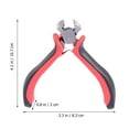 thumbnail image 2 of EeaseCA 1Pc Guitar String Cutter Pliers Guitar Bass Repair Tool Guitar Care Maintenance Luthier Tool(Red), 2 of 7